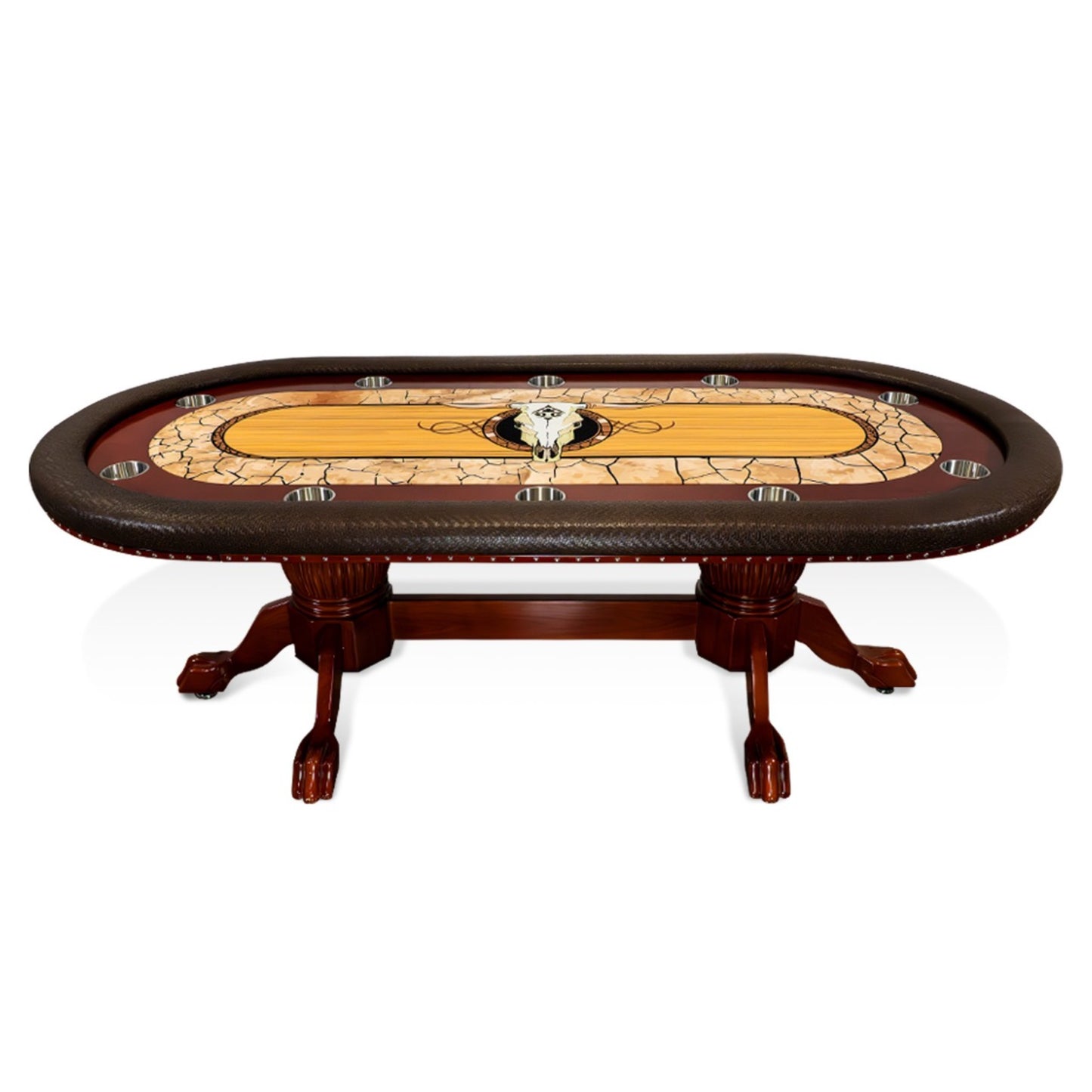 “The Longhorn Legend” Rockwell Poker Table – iShowroom Custom Edition