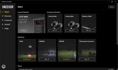 EYE MINI Golf Package