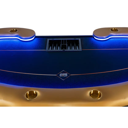 “The Gold Standard” Lumen HD LED Poker Table – iShowroom Custom Edition