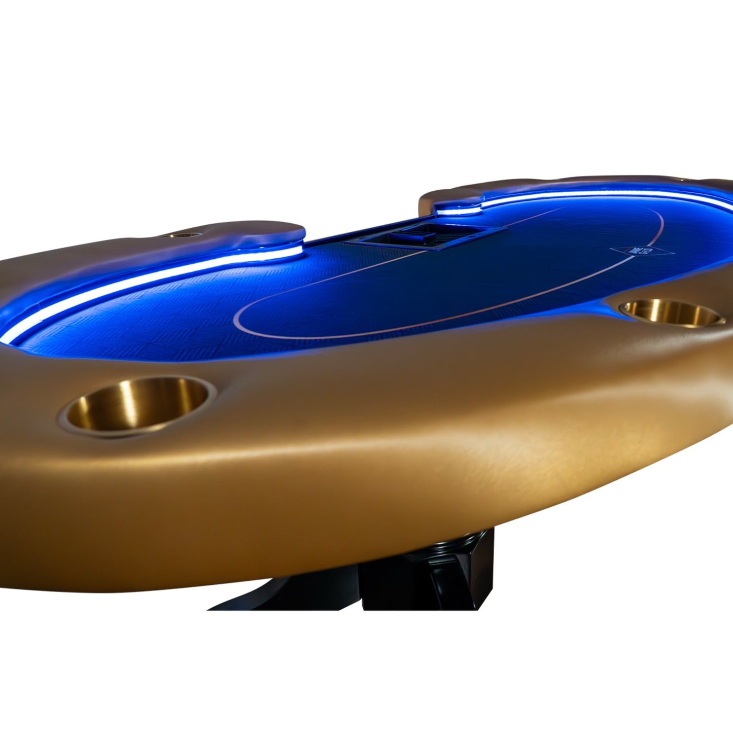 “The Gold Standard” Lumen HD LED Poker Table – iShowroom Custom Edition
