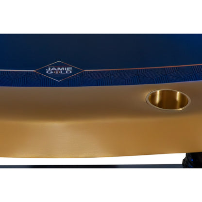 “The Gold Standard” Lumen HD LED Poker Table – iShowroom Custom Edition