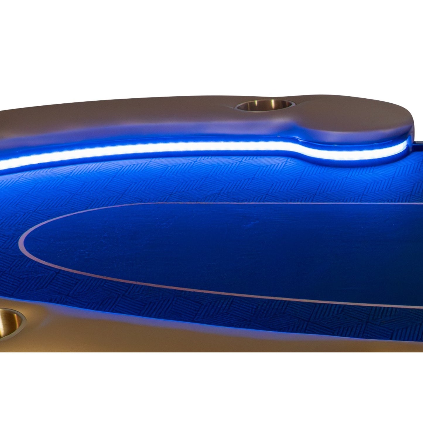 “The Gold Standard” Lumen HD LED Poker Table – iShowroom Custom Edition