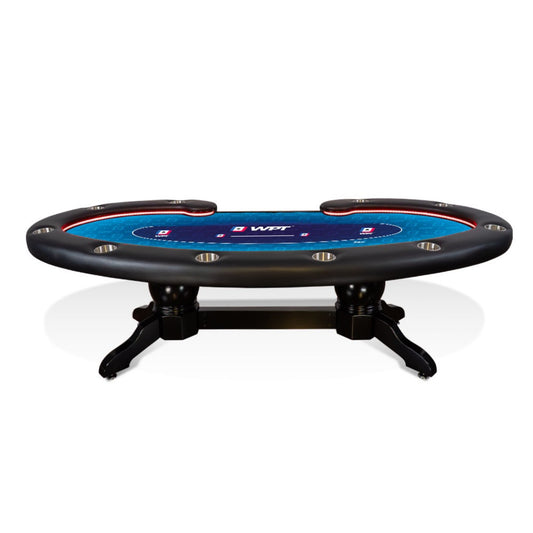 WPT x BBO Lumen HD LED Blue Cards Poker Table  – Official WPT Table