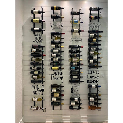 VintageView W Series Wall-Mounted Wine Rack - 2-Foot (6-18 Bottles)