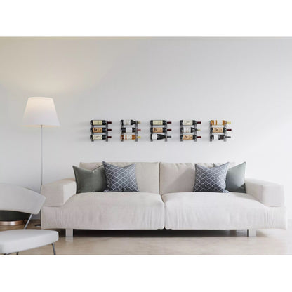 VintageView W Series Wall-Mounted Wine Rack - 1-Foot (3-9 Bottles)