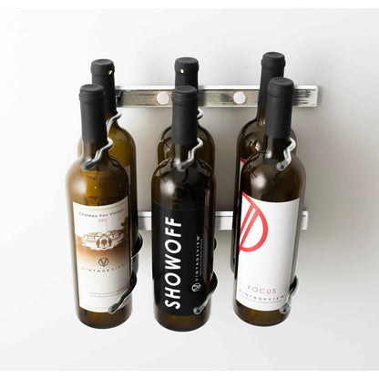 VintageView W Series Wall-Mounted Wine Rack - 1-Foot (3-9 Bottles)