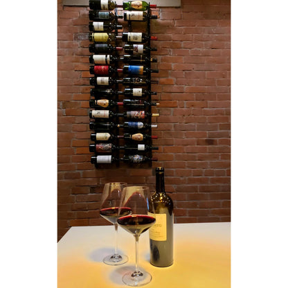 VintageView W Series Wall-Mounted Wine Rack - 2-Foot (6-18 Bottles)