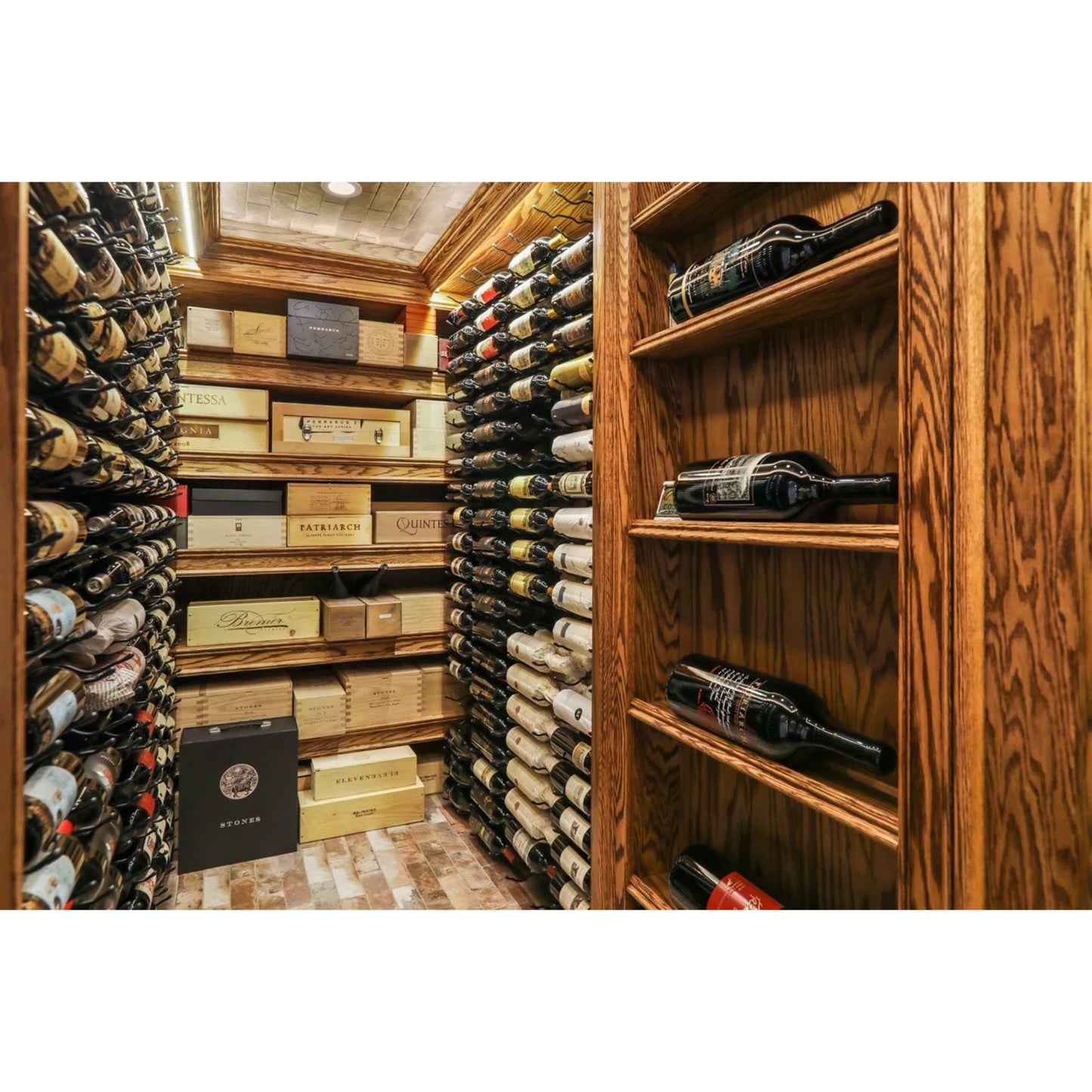VintageView W Series Wall-Mounted Wine Rack - 2-Foot (6-18 Bottles)