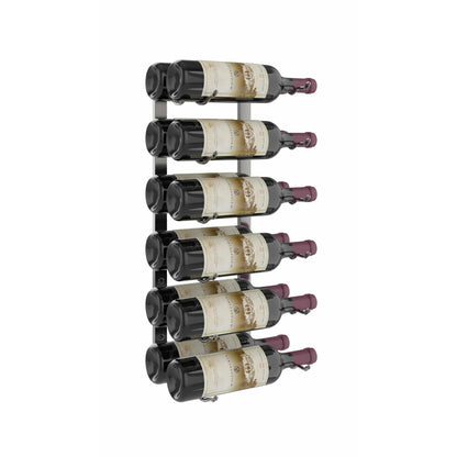 VintageView W Series Wall-Mounted Wine Rack - 2-Foot (6-18 Bottles)
