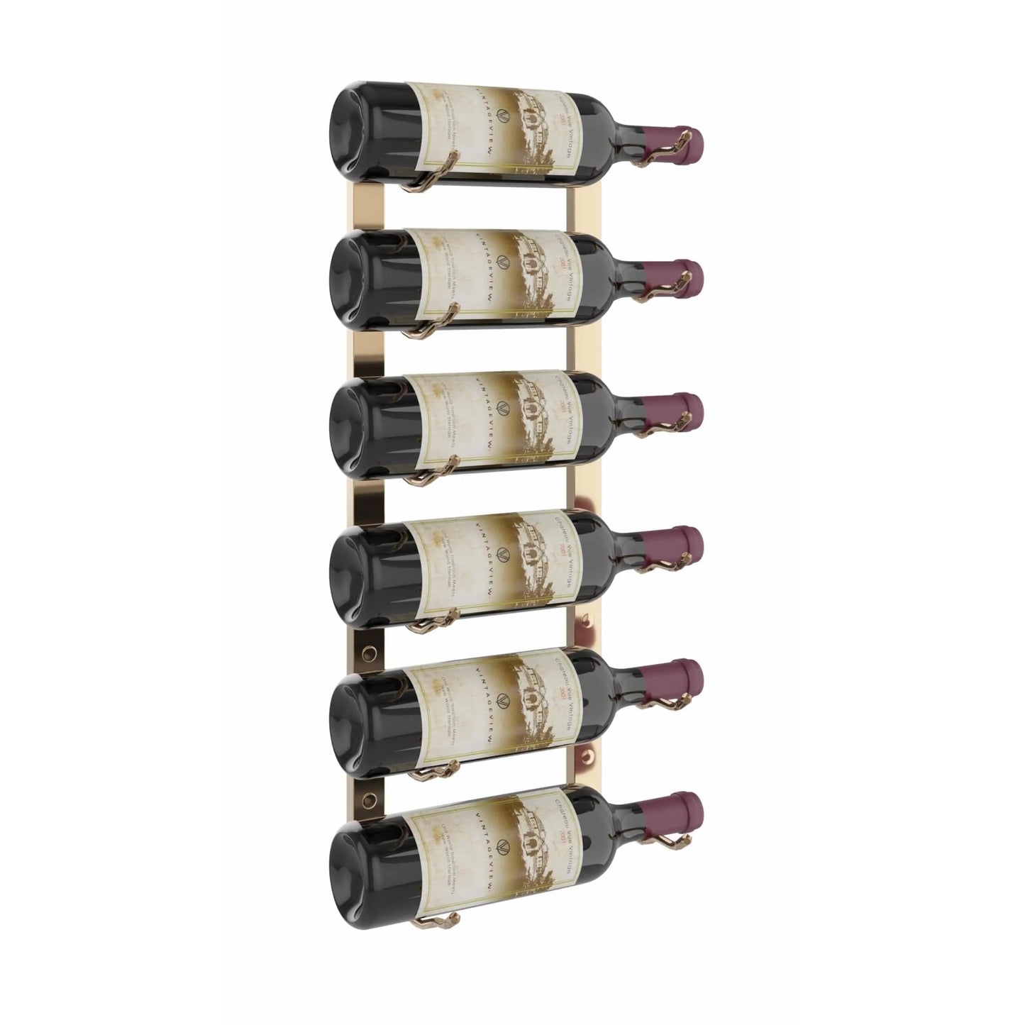 VintageView W Series Wall-Mounted Wine Rack - 2-Foot (6-18 Bottles)