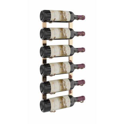 VintageView W Series Wall-Mounted Wine Rack - 2-Foot (6-18 Bottles)