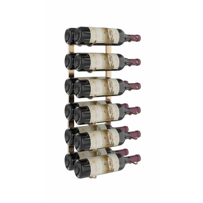 VintageView W Series Wall-Mounted Wine Rack - 2-Foot (6-18 Bottles)