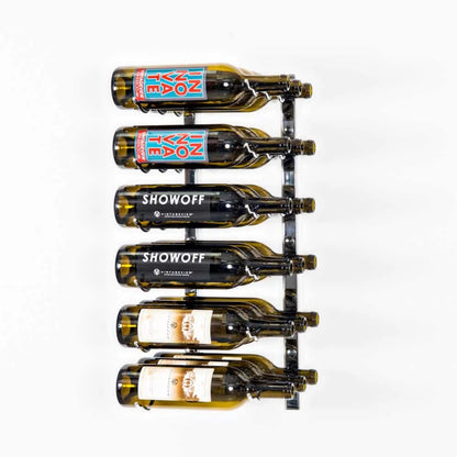VintageView W Series Wall-Mounted Wine Rack - 2-Foot (6-18 Bottles)