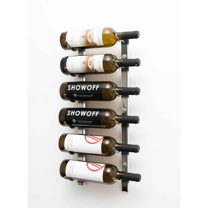 VintageView W Series Wall-Mounted Wine Rack - 2-Foot (6-18 Bottles)