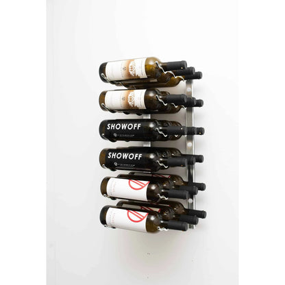 VintageView W Series Wall-Mounted Wine Rack - 2-Foot (6-18 Bottles)
