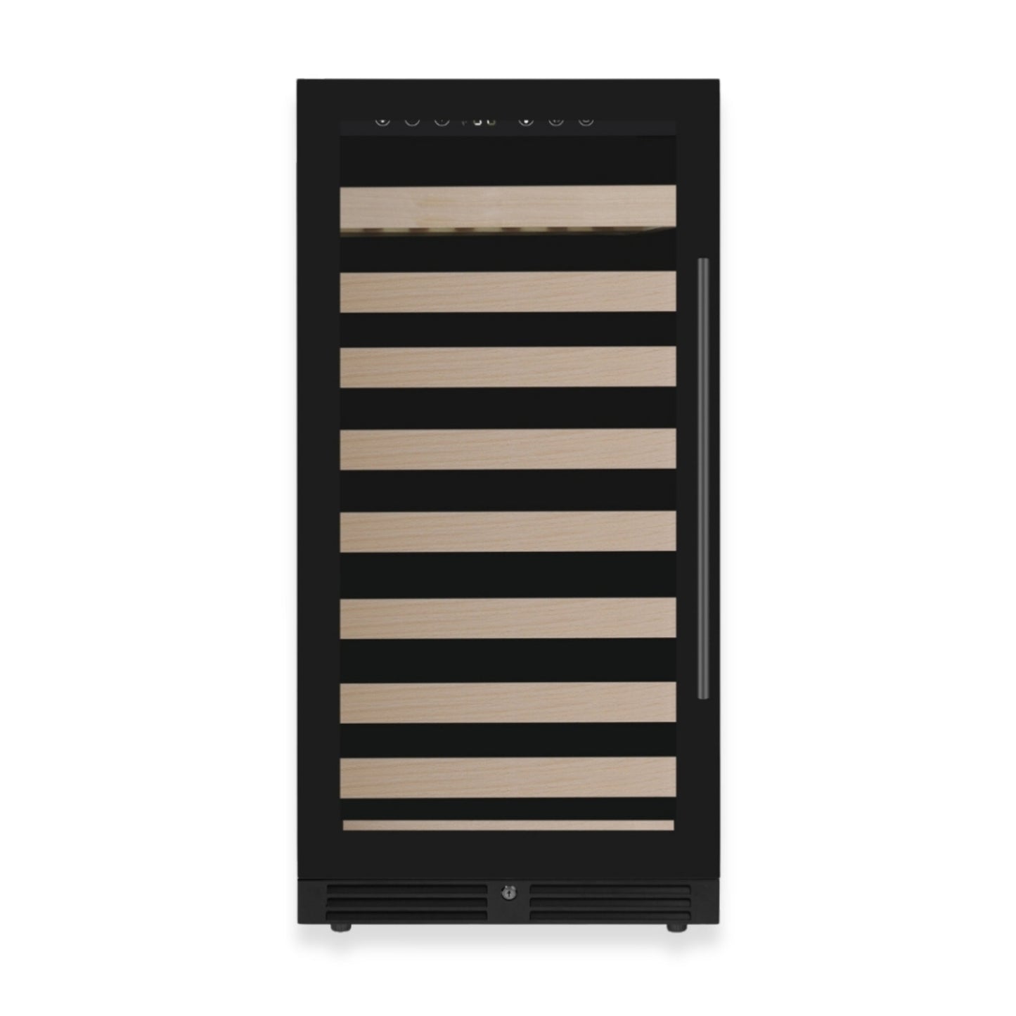 KingsBottle 47" Single Zone Wine Refrigerator – 99 Bottle Wine Cooler with Low-E Glass Door
