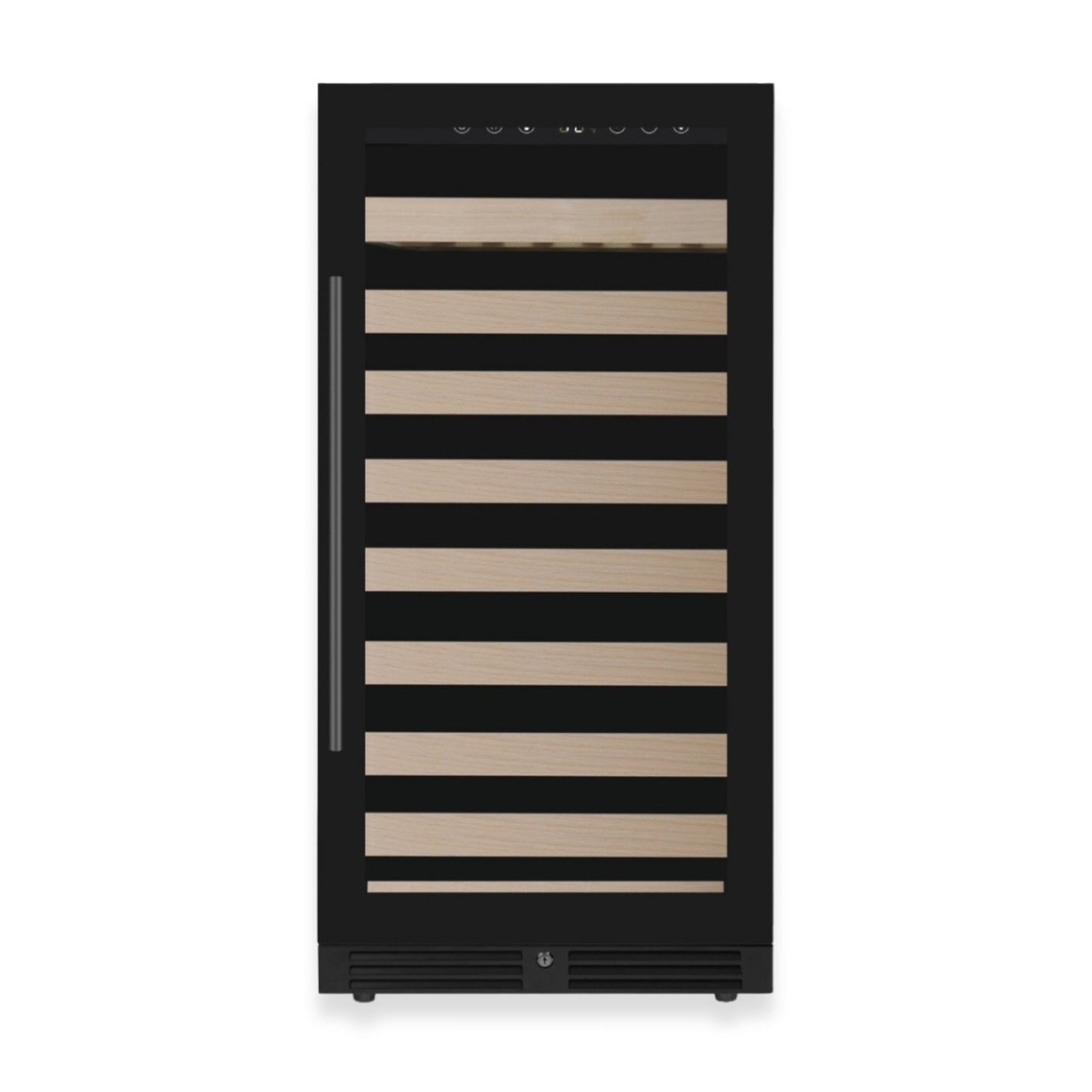 KingsBottle 47" Single Zone Wine Refrigerator – 99 Bottle Wine Cooler with Low-E Glass Door