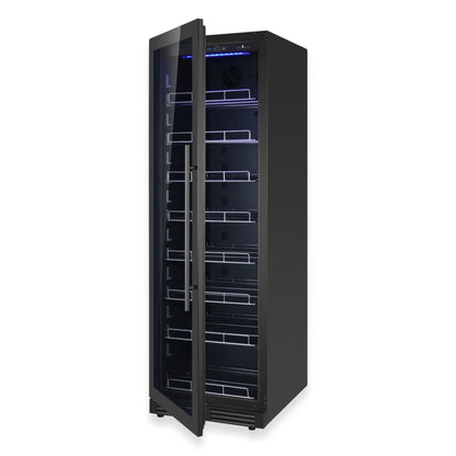 KingsBottle 23.5" Large Beverage Refrigerator – 389 Can Drink Fridge with Low-E Glass Door