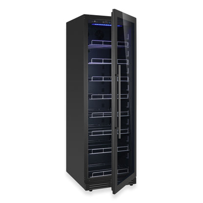 KingsBottle 23.5" Large Beverage Refrigerator – 389 Can Drink Fridge with Low-E Glass Door