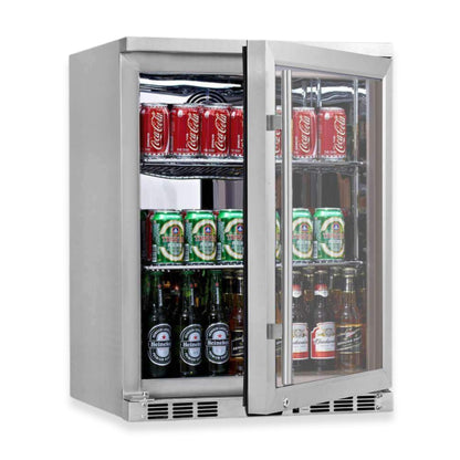 KingsBottle 24" Undercounter Beverage Refrigerator – Built-In Drink Cooler