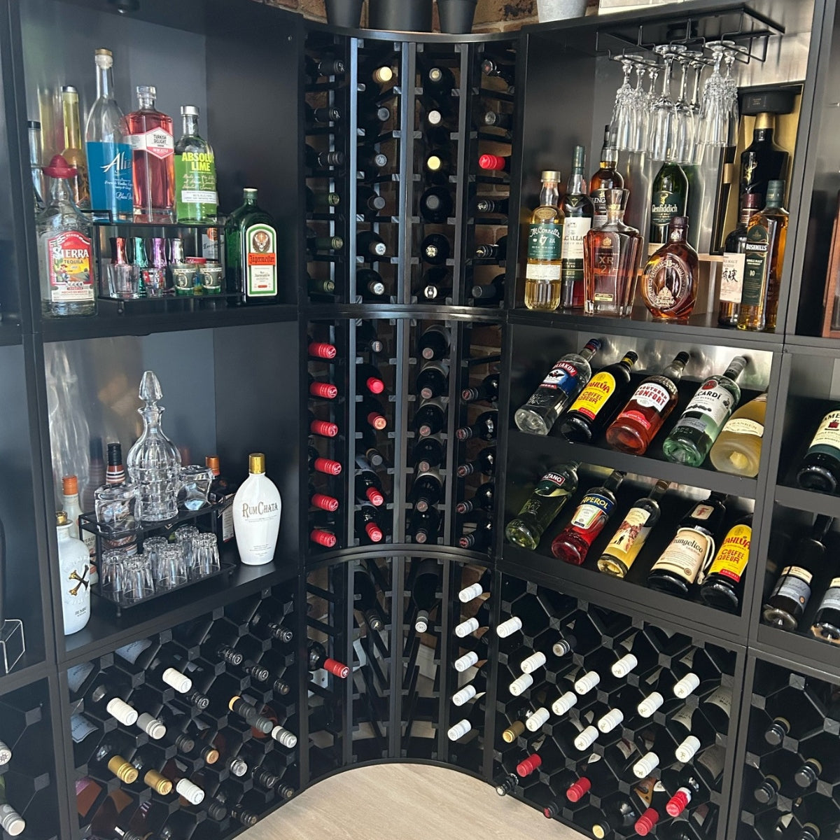 Wine Cube Storage Box – Hollow Interior Modular Wine Rack (18mm Thick Frame)