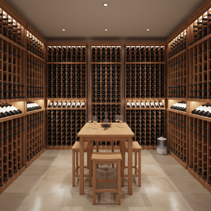 Wine Rack Kit 6 Column Modular Standard Bottle Racking Storage