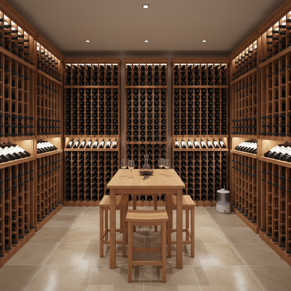 Wine Rack Kit with Display | 230 Bottle 8ft