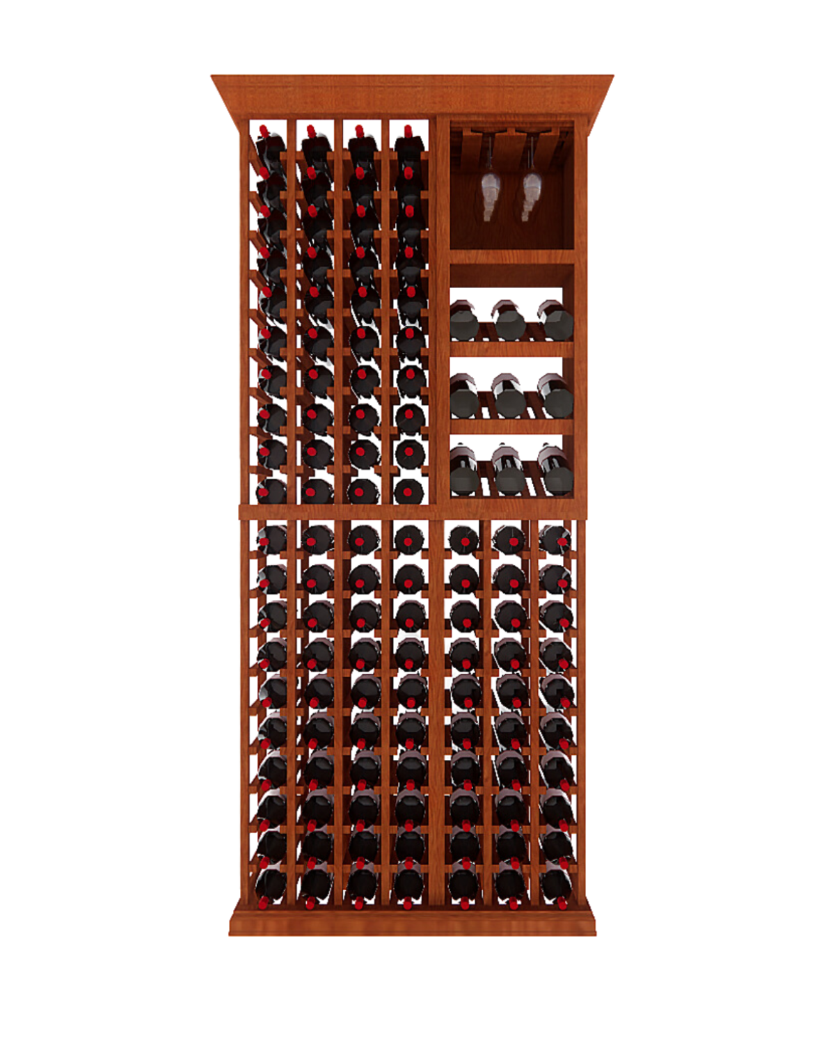 3 Foot Wine Cellar Storage System | 131 Bottle Capacity