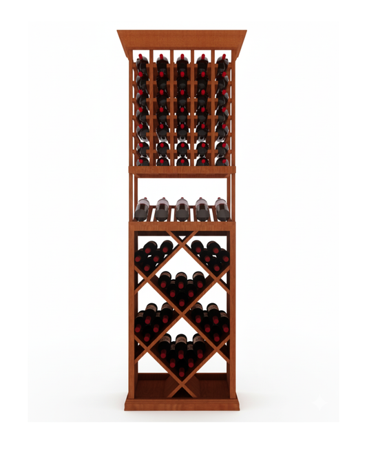 2 Foot Wine Cellar Storage System | 105 Bottle Capacity