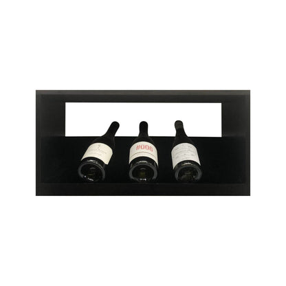 7 Bottle Display Wine Cube – Modular Wine Rack with 18mm Thick Frame
