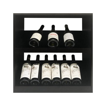 14 Bottle Display Wine Cube – Modular Wine Rack with 18mm Thick Frame