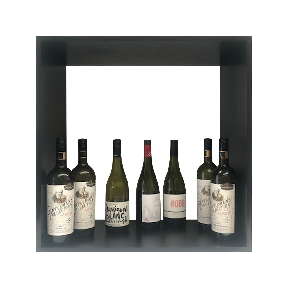 Wine Cube Storage Box – Hollow Interior Modular Wine Rack (18mm Thick Frame)