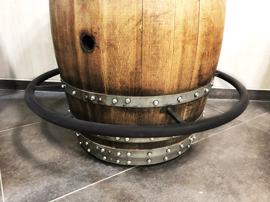 Whiskey and Wine Barrel Footrest