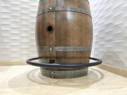 Whiskey and Wine Barrel Footrest
