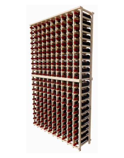 Wine Racking 10 Column Display Customizable Standard Bottle Storage