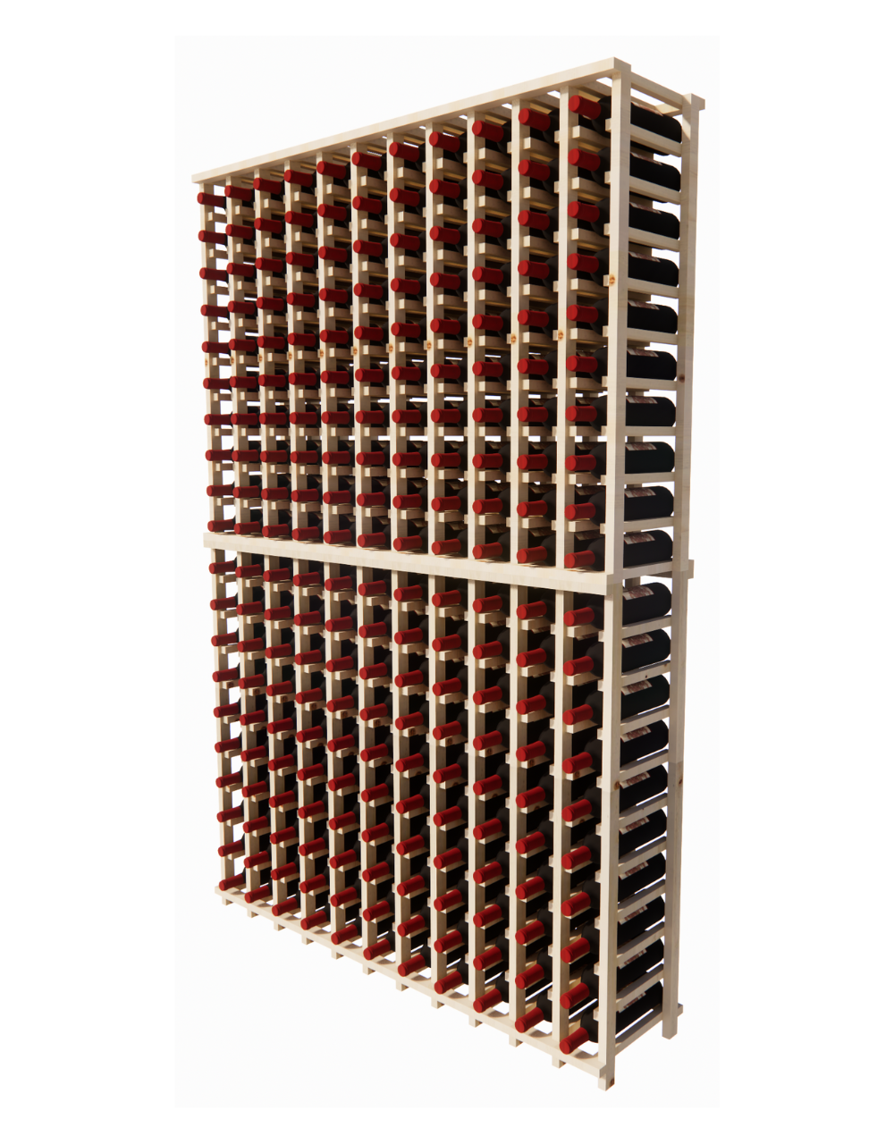Wine Racking 11 Column Display Customizable Standard Bottle Rack Storage