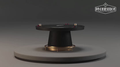 Ram Game Room - 60" Prohibition Round Poker Table